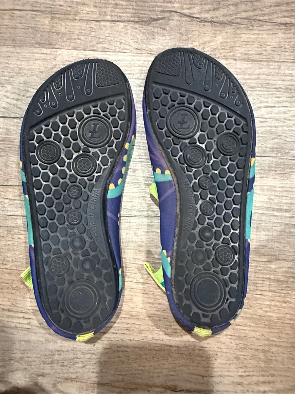 Kids' Teal & Purple Octopus Water Shoes